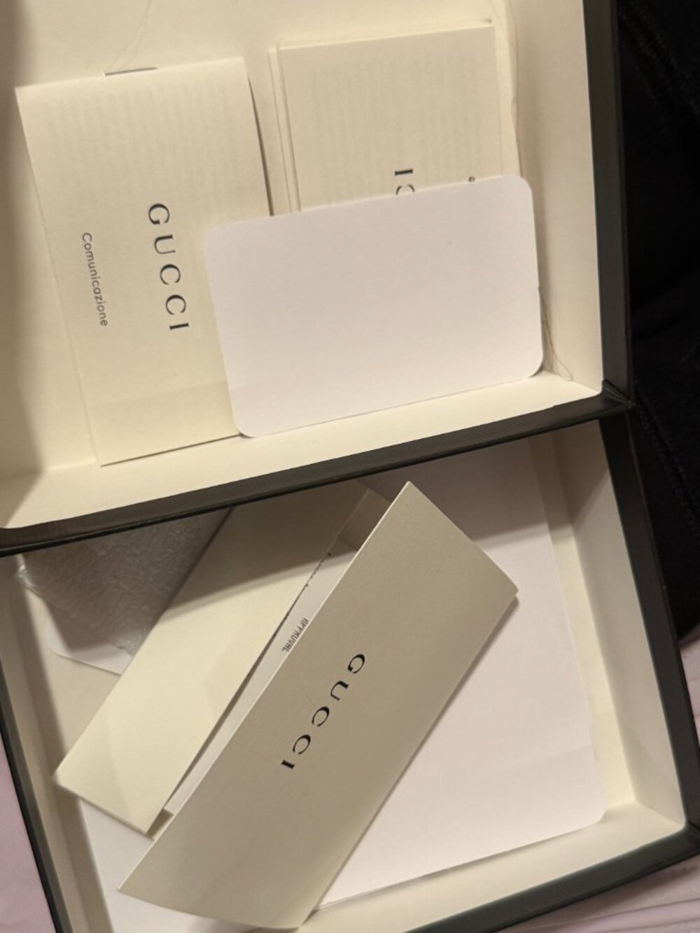 NWT Gucci Soho Wallet on Chain Pebbled Calfskin Leather Ivory - Picture 8 of 8
